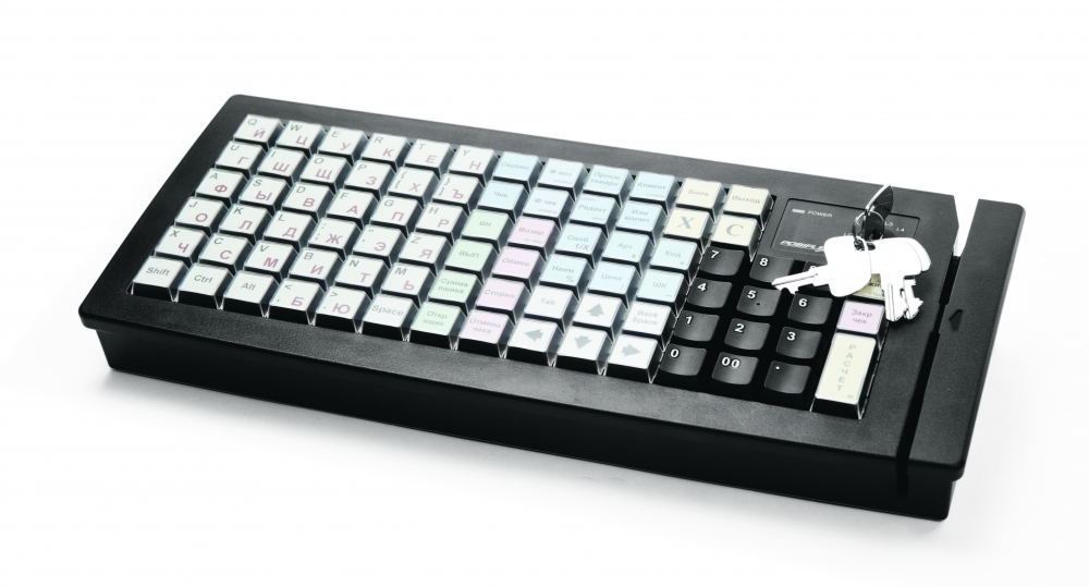 Программируемая клавиатура Posiflex KB-6600B черная